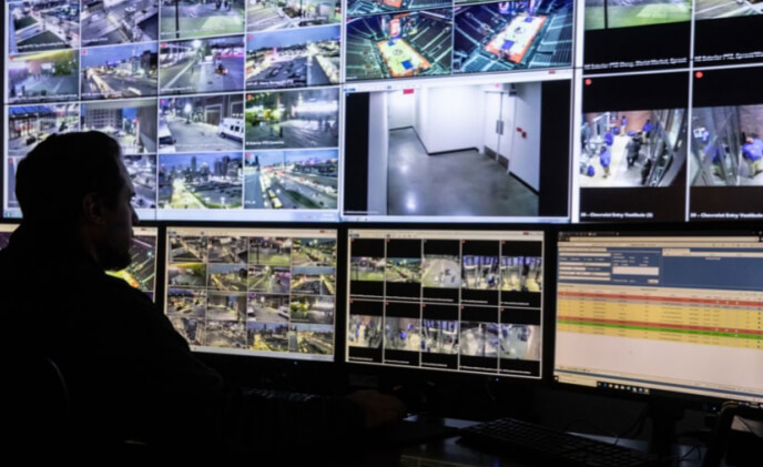 Detroit's NHL arena ensures 24/7 security with MediaWall V