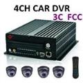 Factory Direct 2014 new 4 Channel Mobile DVR support 3G online watch live video and GPS tracking
