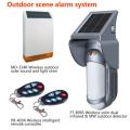Solar power siren strobe outdoor intruder alarm burglar alarm home security system