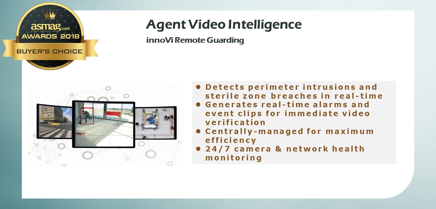 Agent Video Intelligence innoVi Remote Guarding