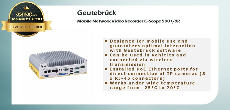 Geutebruck Mobile Network Video Recorder G-Scope 500+
