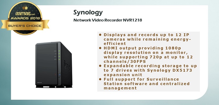 Synology NVR1218 NVR