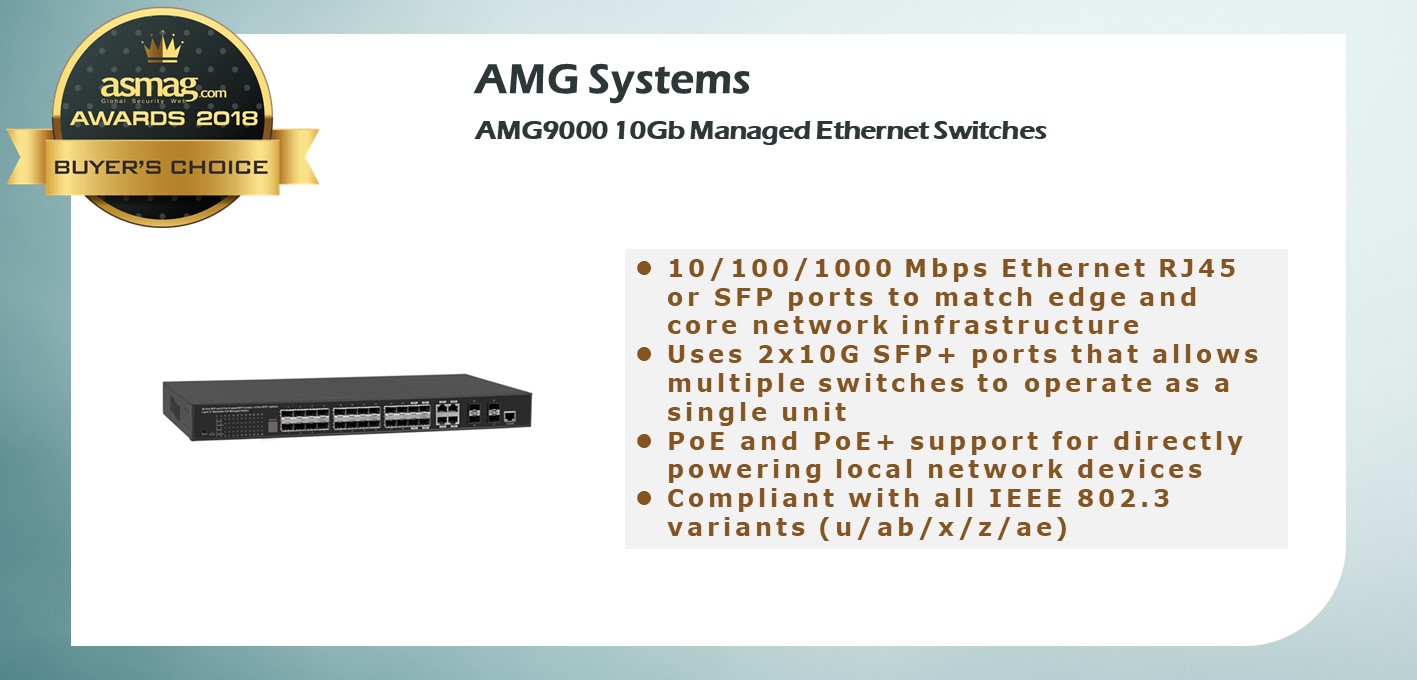 AMG9000 10Gb Managed Ethernet Switches