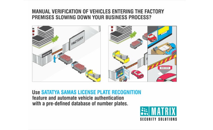 Automated verification of vehicles using Matrix video surveillance LPR solution