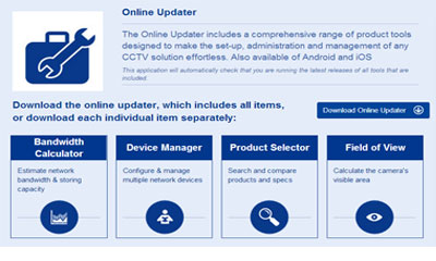 Samsung Techwin launches Online product tools Updater 