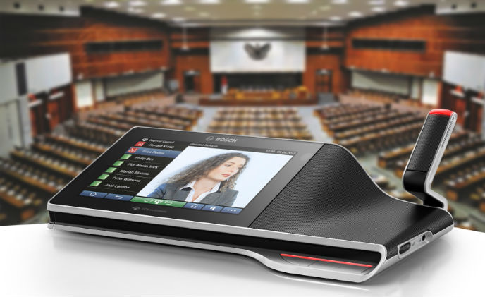Bosch supplies conferencing system in Indonesian Parliament