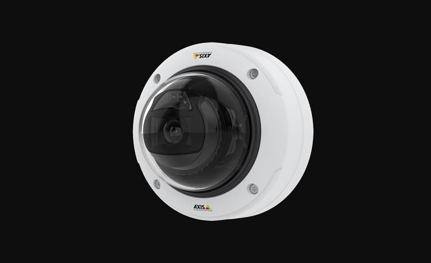 Axis fixed dome camera supporting powerful AI with deep learning on the edge