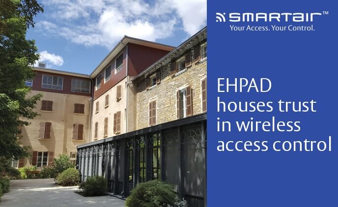 French EHPAD care home puts its trust in SMARTair wireless access control