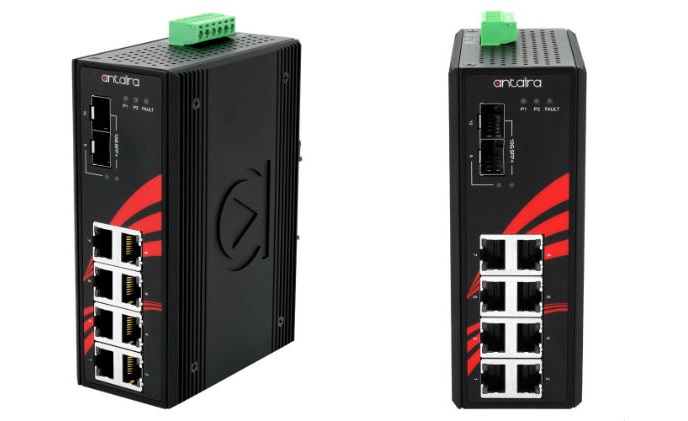 Antaira releases LNP-1002G-10G-SFP-24 industrial Gigabit 10-Port PoE+ unmanaged switch