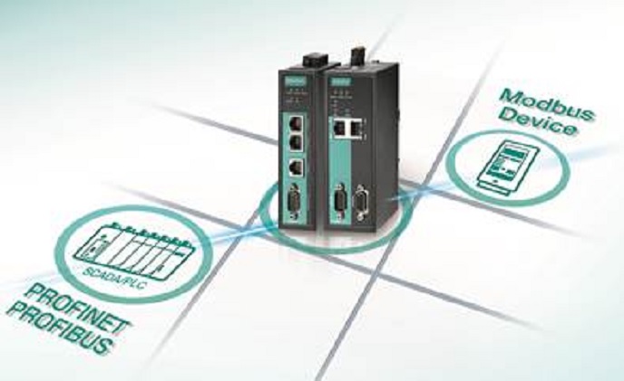 Moxa launches protocol gateways to connect Modbus devices to PROFINET networks