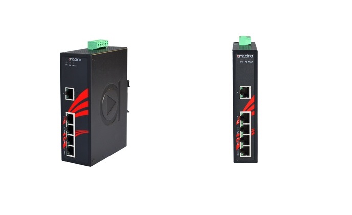 Antaira Technologies extends 5-port PoE+ gigabit unmanaged switch line