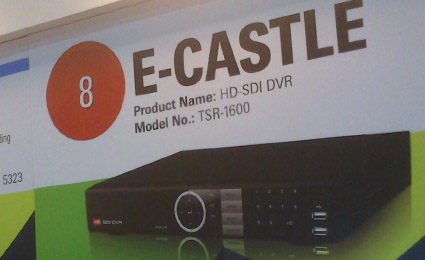 [Secutech2014] Korea30: E-Castle new 16CH HD DVR equipped with Hilisicon chipset