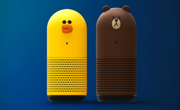 Messaging app Line introduces smart speakers with cute look