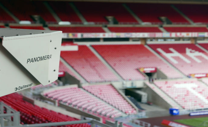 Multifocal sensor system Panomera in the Sunderland Stadium of Light