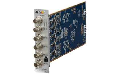 Axis T8648 PoE+ over coax blade as multi-channel migration to IP solution  