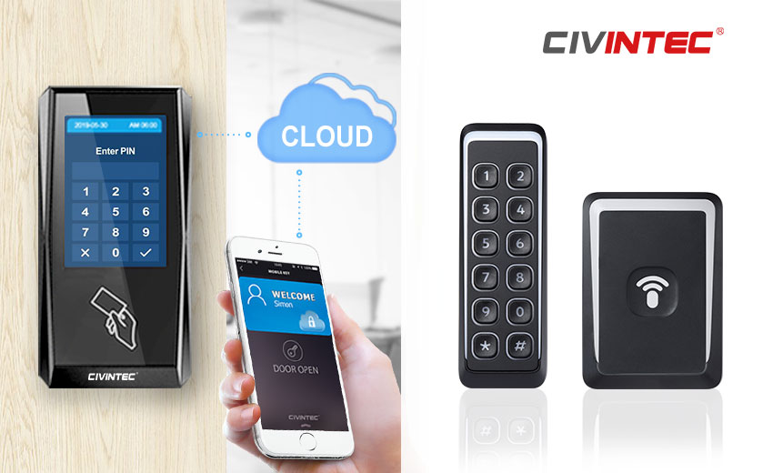 Civintec introduces new IP access control terminal and reader with RFID and mobile access 