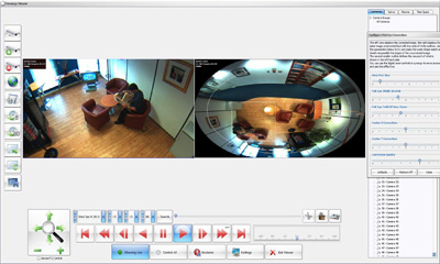 Synectics management software integrates AMG fisheye cam