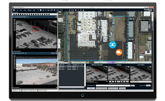 PureTech Systems integrates automated drone deployment