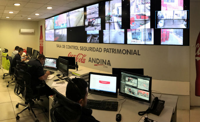 Coca-Cola Andina of Chile protected by Milestone