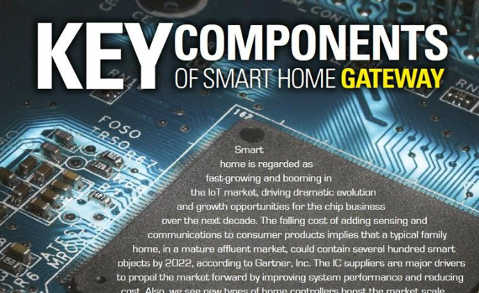 Key components of smart home gateway