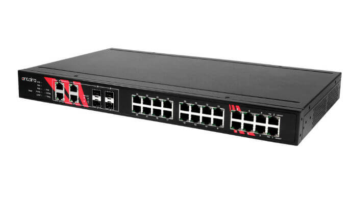 Antaira Technologies launches LNP-2804GN-SFP-T managed Ethernet switch  