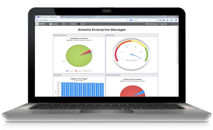 Aimetis Enterprise Manage uses cloud technology to simplify the management of VMS systems