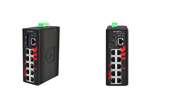 Antaira launches industrial managed Gigabit combo port switches