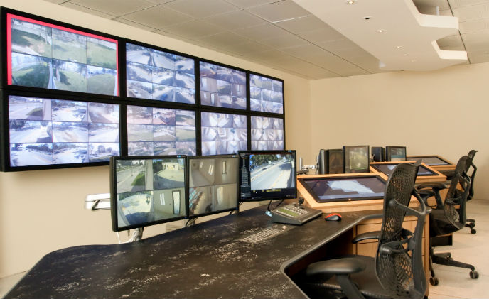 CalAtlantic's command and operation center protected by Aimetis