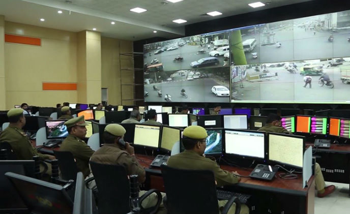 India's largest emergency operation center equipped Hexagon