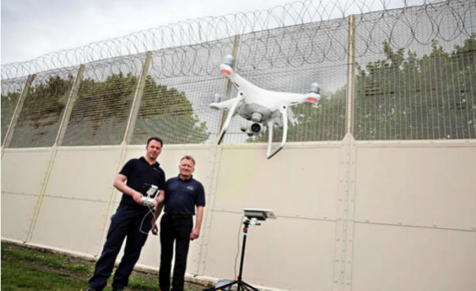 Prison drones pioneers introduce government to perimeter savings