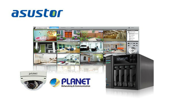ASUSTOR collaborates with PLANET to create cloud surveillance solution