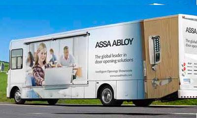 ASSA ABLOY Intelligent Openings Showroom drive to Eastern Canada