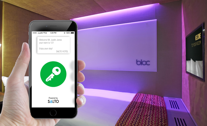 SALTO and BLOC's smartphone innovation heralds UK's first keyless hotel