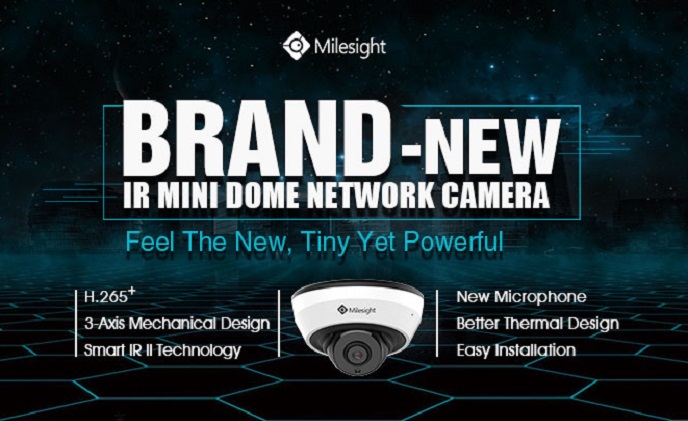 Milesight unveils new IR mini dome network camera