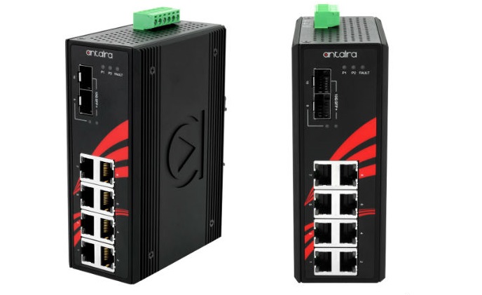 Antaira launches LNP-1002G-10G-SFP Gigabit 10-ort PoE+ unmanaged switch