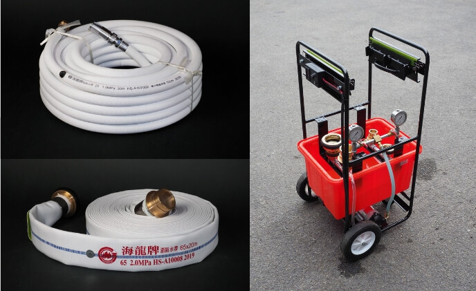 So Chiao Industry fire hoses and pressure testers