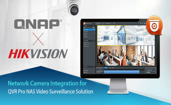 QNAP integrates with Hikvision H.265 network cameras 