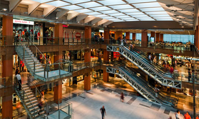Bosch fire alarm system protects Andorra's new shopping mall