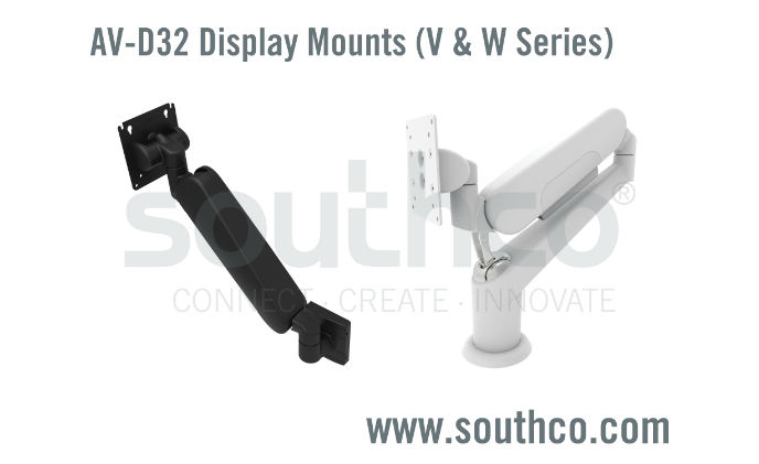 Southco introduces height adjustable display mount series