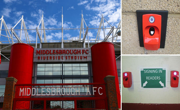 Middlesbrough FC's Riverside access control ensured by ievo