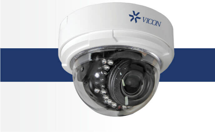 Vicon introduces new V800D 2MP and 4MP low-cost H.265 indoor domes