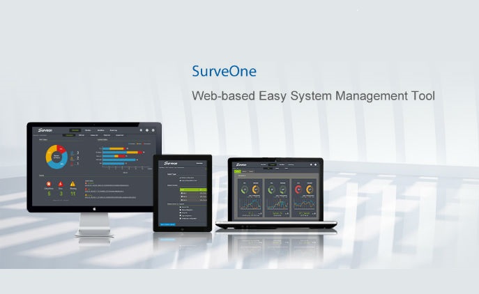 Surveillance system status monitoring via Surveon SurveOne Phase 1.2