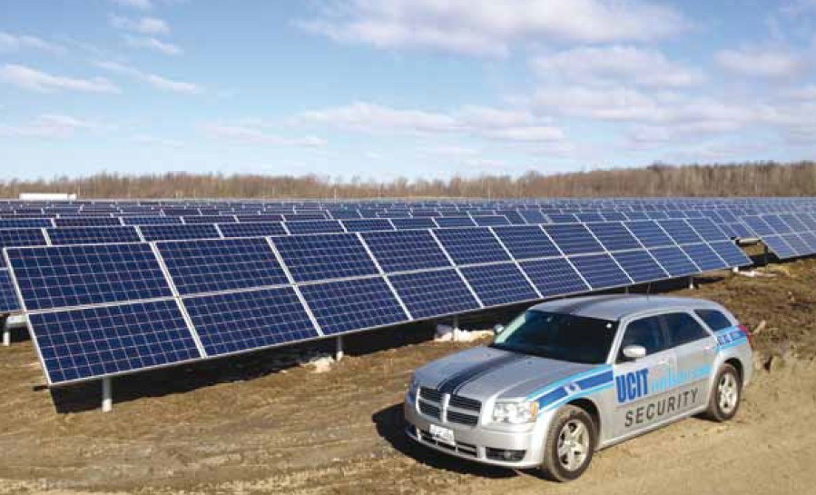 Canadian solar farm operator keeps panels spotless with thermal and IP cams