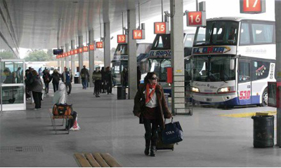 Argentine bus terminal ups protective measures 