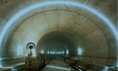 Basler GigE cameras help inspect train tunnel in Switzerland 