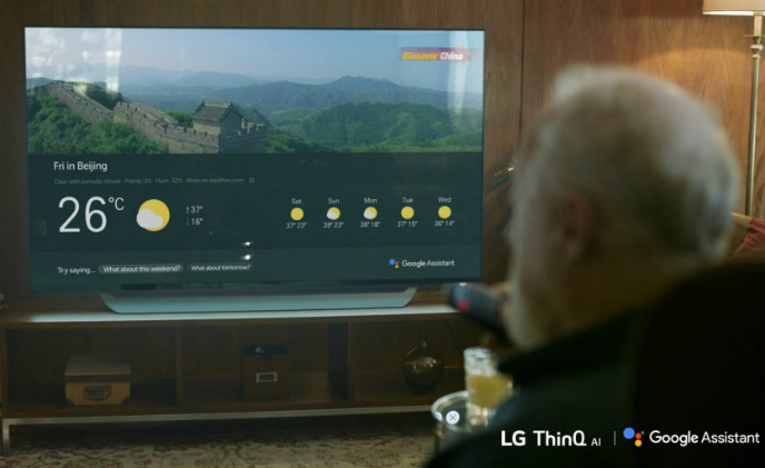 LG launches the Google Assistant on 2018 AI-enabled TVs
