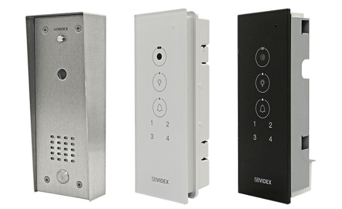 Videx introduces video door entry panel for individual apartments