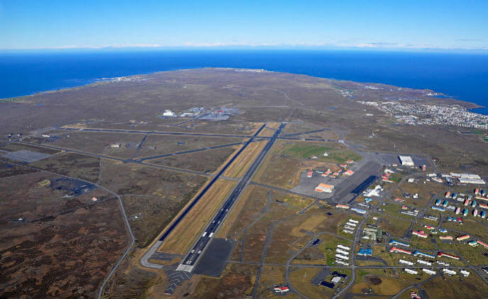 CLD Fencing provides airport temporary fencing at Keflavik Airport