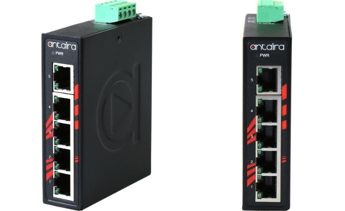 Antaira releases compact industrial gigabit unmanaged Ethernet switch  (LNX-C500G Series)
