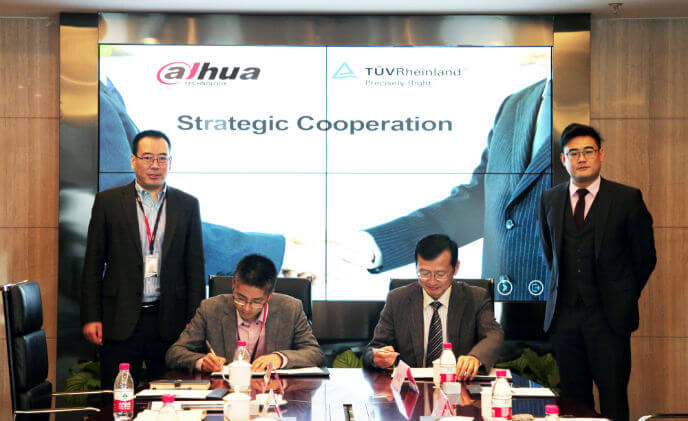 Dahua strategically cooperates with TüV Rheinland to cope with GDPR